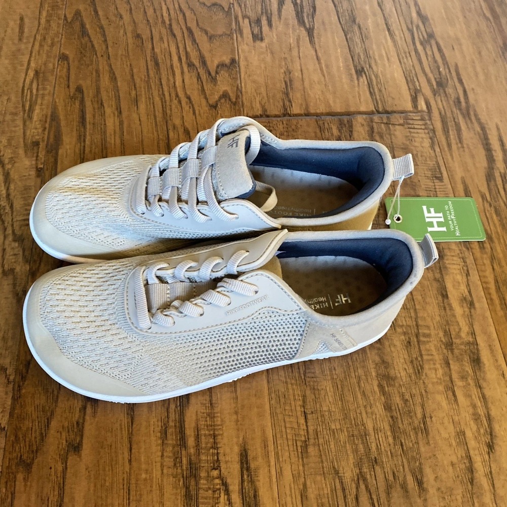 HF Hiker Footwear Beige Knit Sneakers Women's 10-10.5 Men's 8-8.5 EU 41 - Picture 4 of 10
